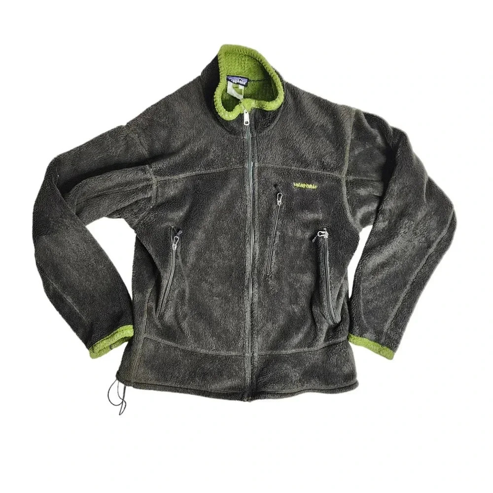 Patagonia R4 Regulator Polartec Military Green‎ Fleece Jacket Size Medium